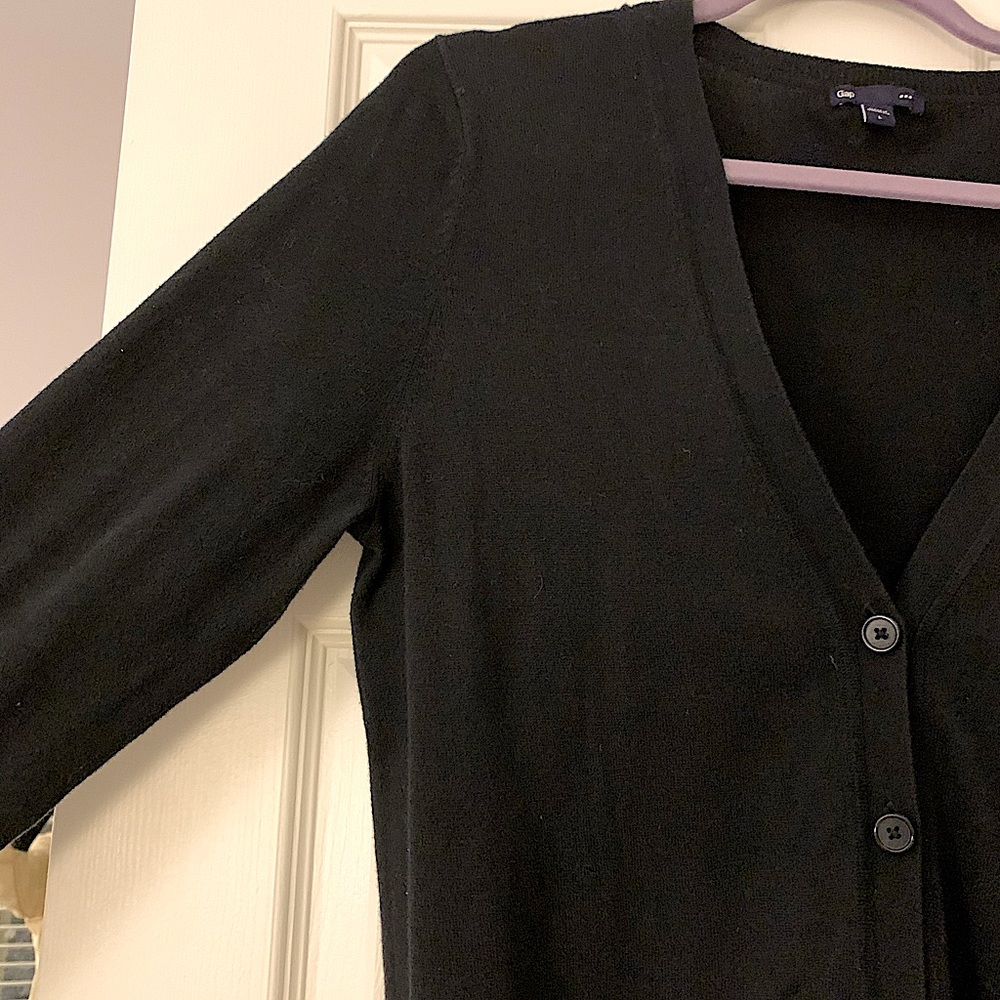 Gap Black Button Front Cardigan. - image 2